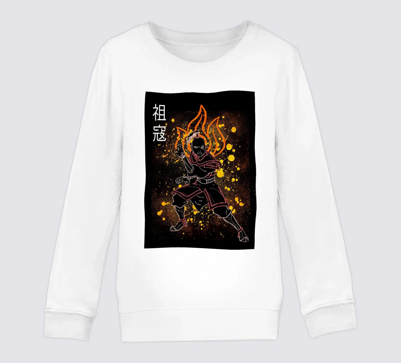 Zuko Avatar The Last Airbender felpa bambino da Neonartstudio
