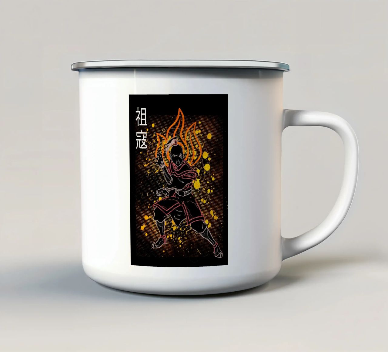 Zuko Avatar The Last Airbender tazza in smalto da Neonartstudio