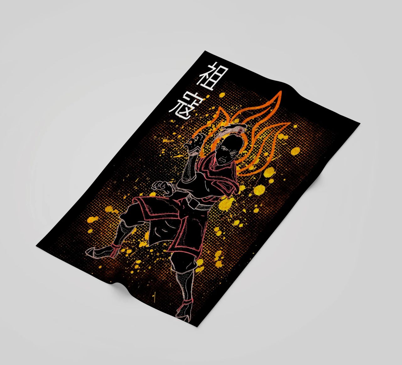 Zuko Avatar The Last Airbender telo mare da Neonartstudio