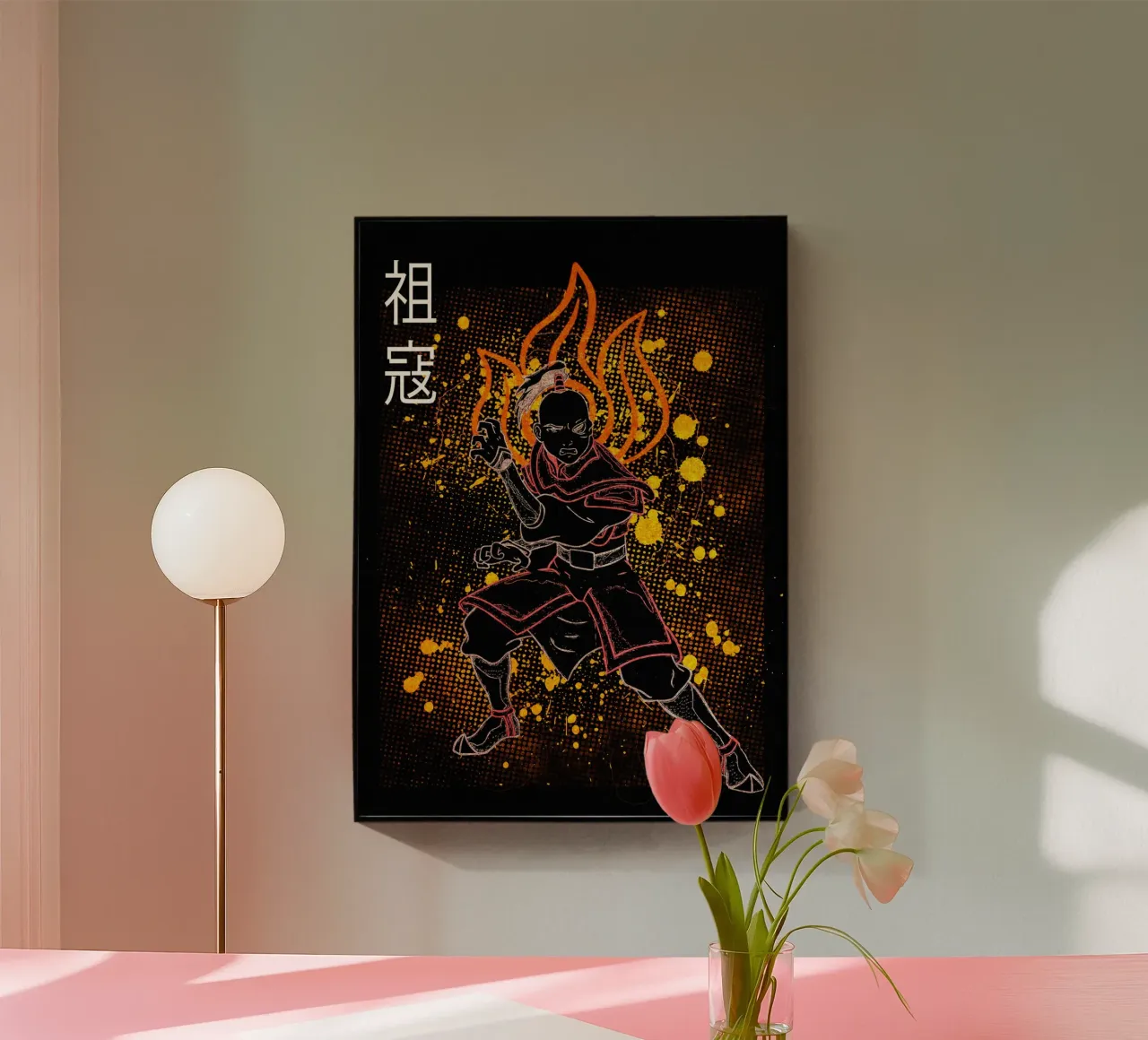 Zuko Avatar The Last Airbender plexiglass da Neonartstudio