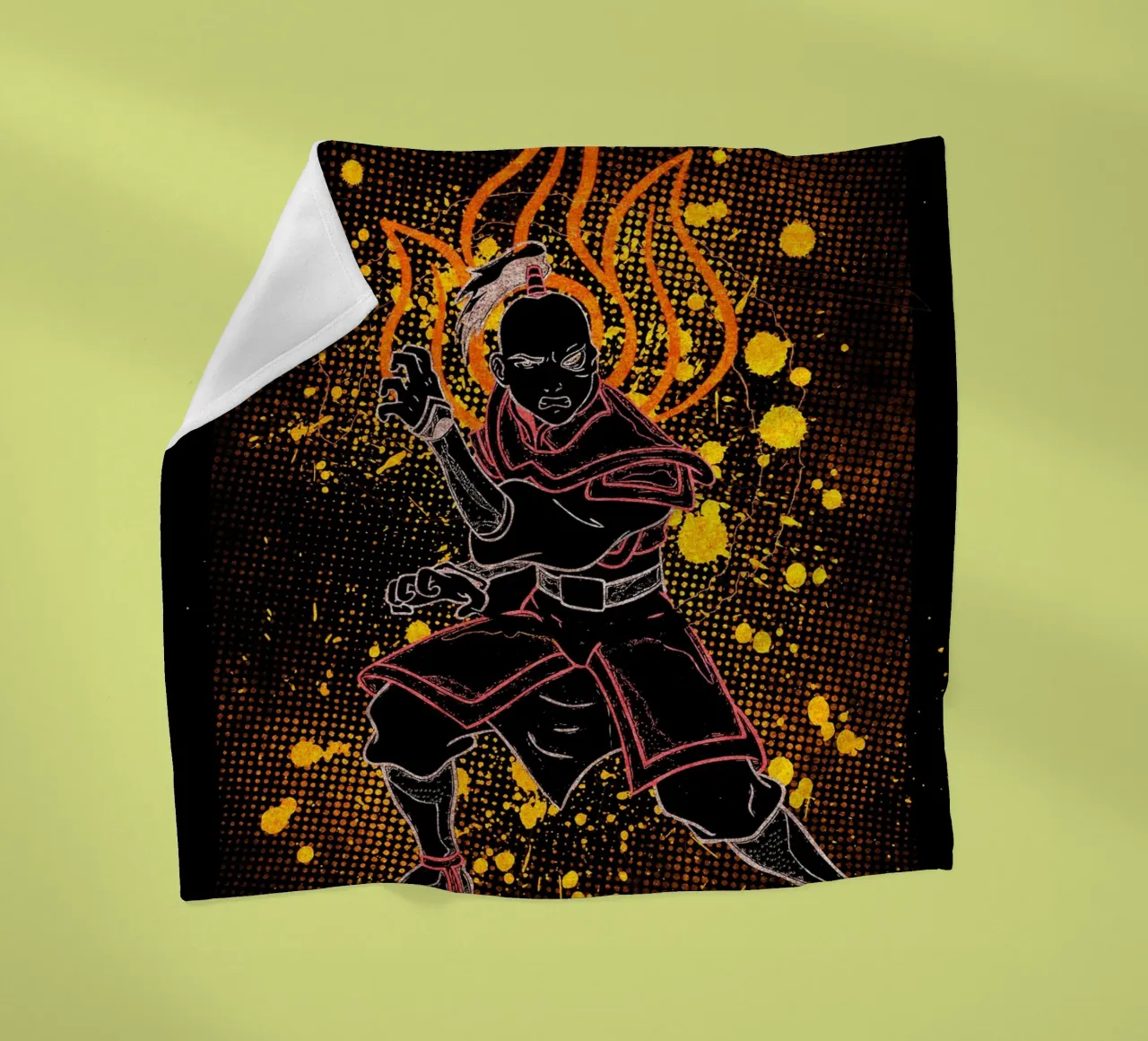 Zuko Avatar The Last Airbender coperta in pile da Neonartstudio