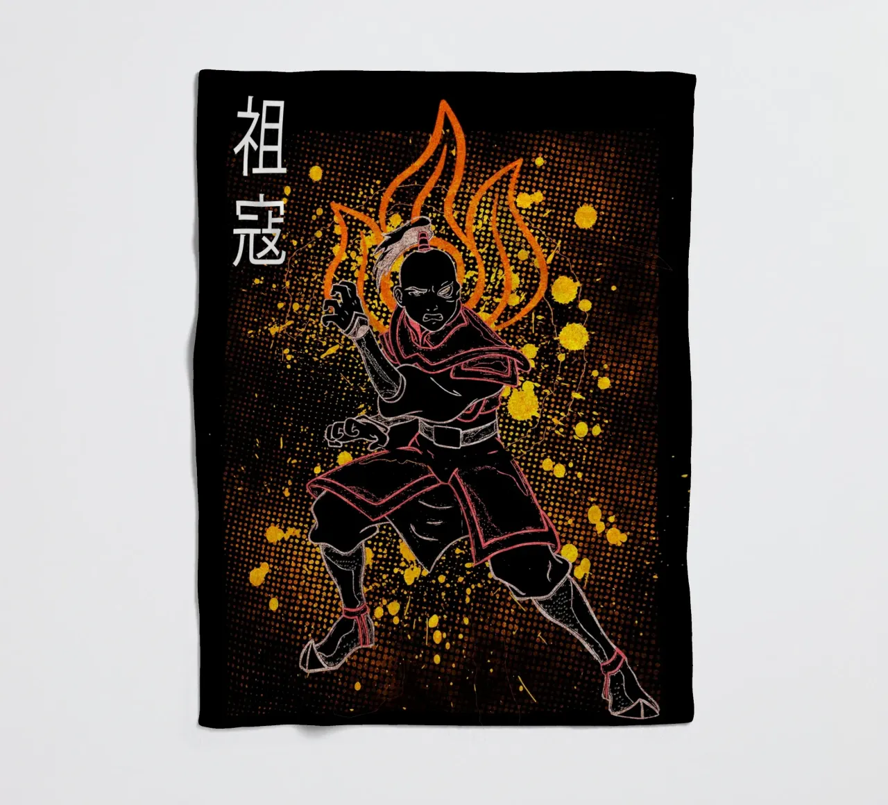 Zuko Avatar The Last Airbender coperta in pile da Neonartstudio