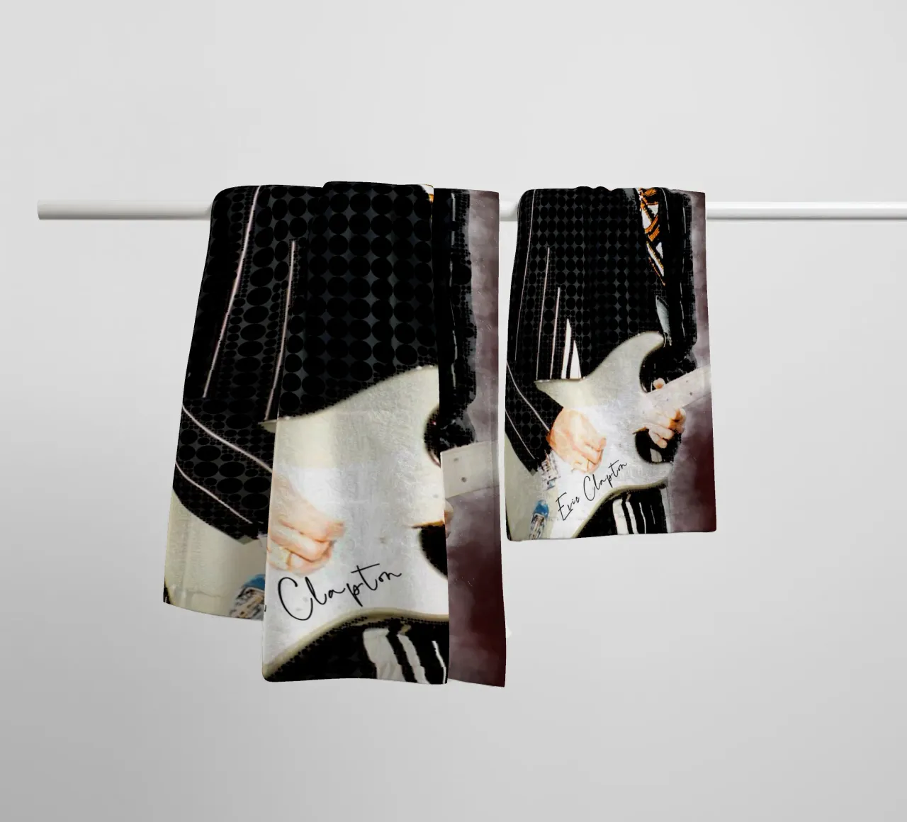 Legend of Clapton towel by neonartroom
