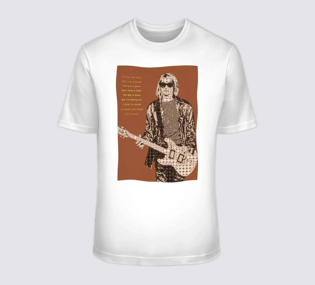 Kurt su Perform t-shirt da neonartroom