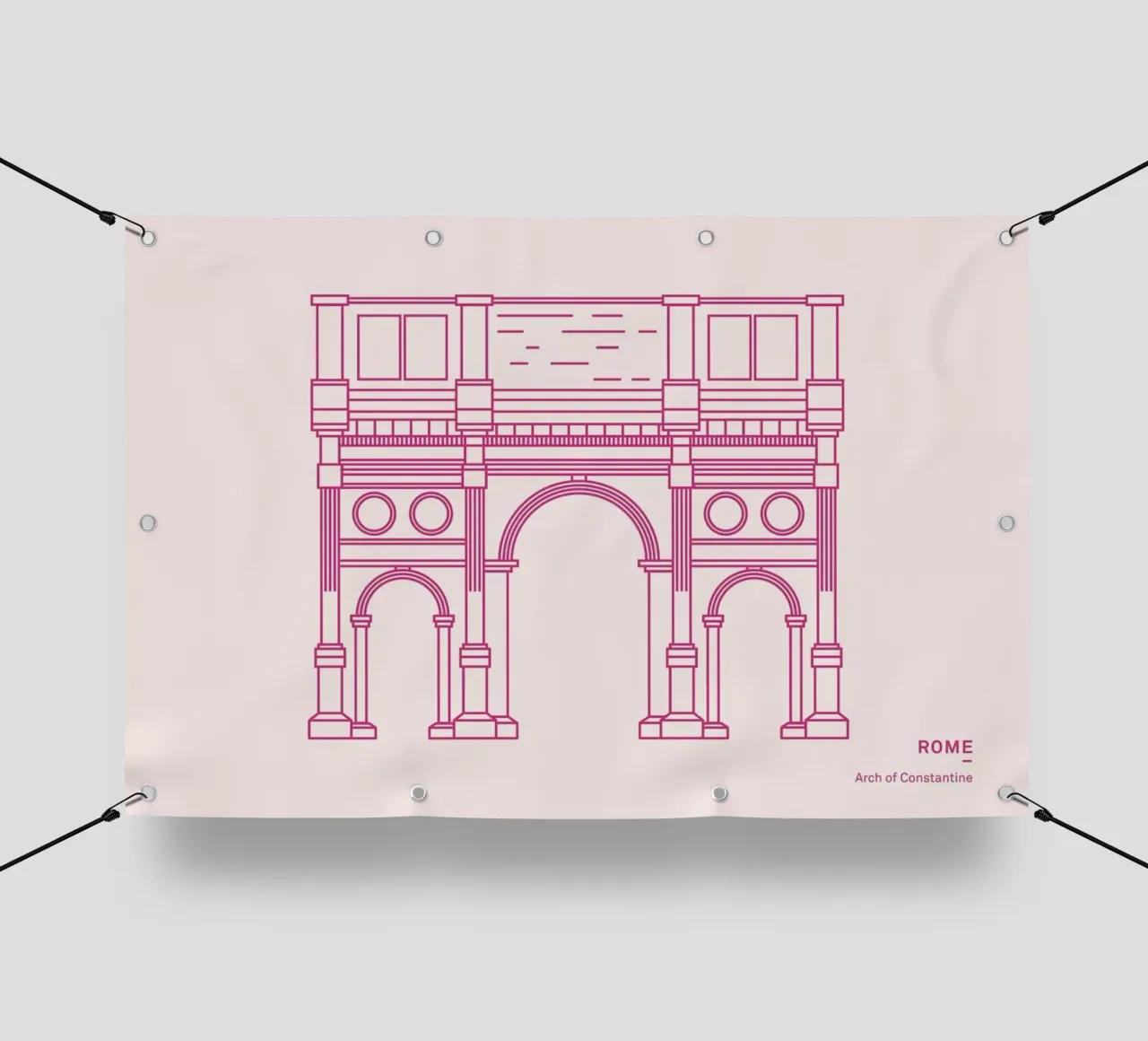 Rome pvc cover by Sara Signorini