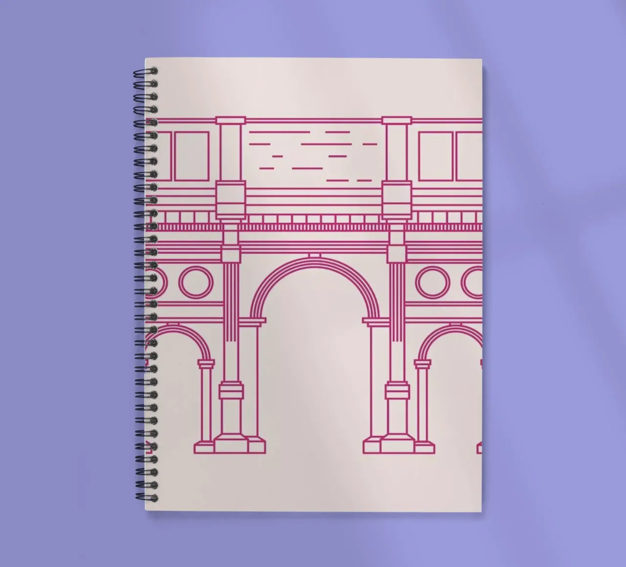 Rome spiral notebook by Sara Signorini