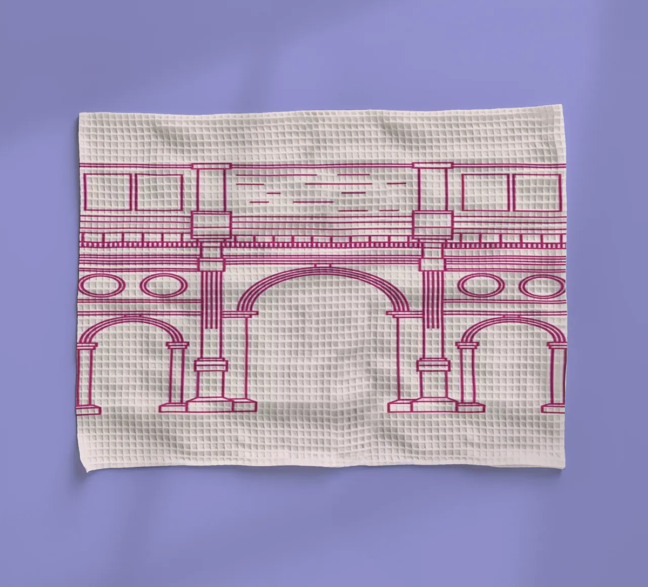 Rome tea towel by Sara Signorini