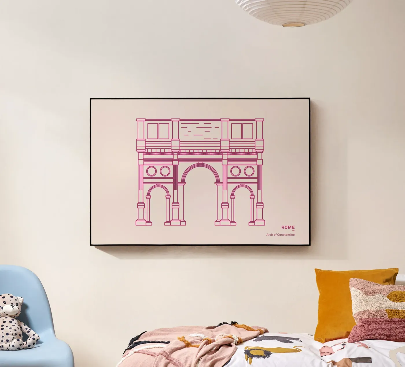 Rome acryl van Sara Signorini