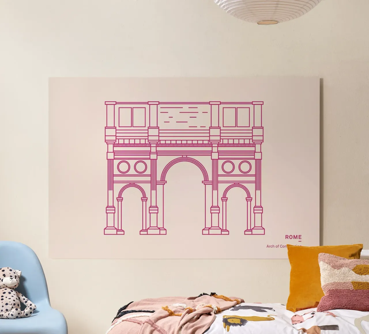 Rome acrylic glass by Sara Signorini