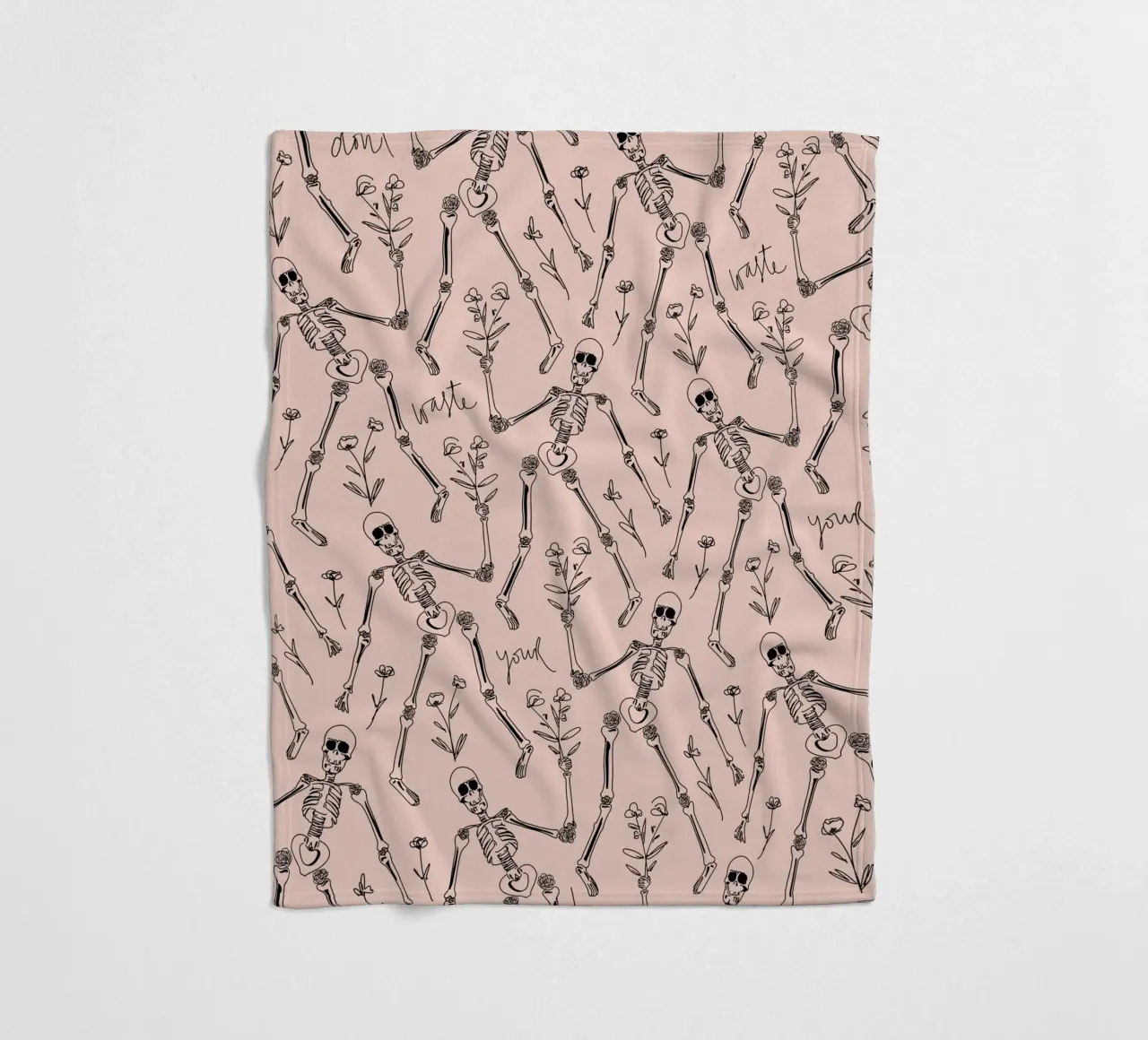 Don't Waste your Time coperta in pile da anisillustration