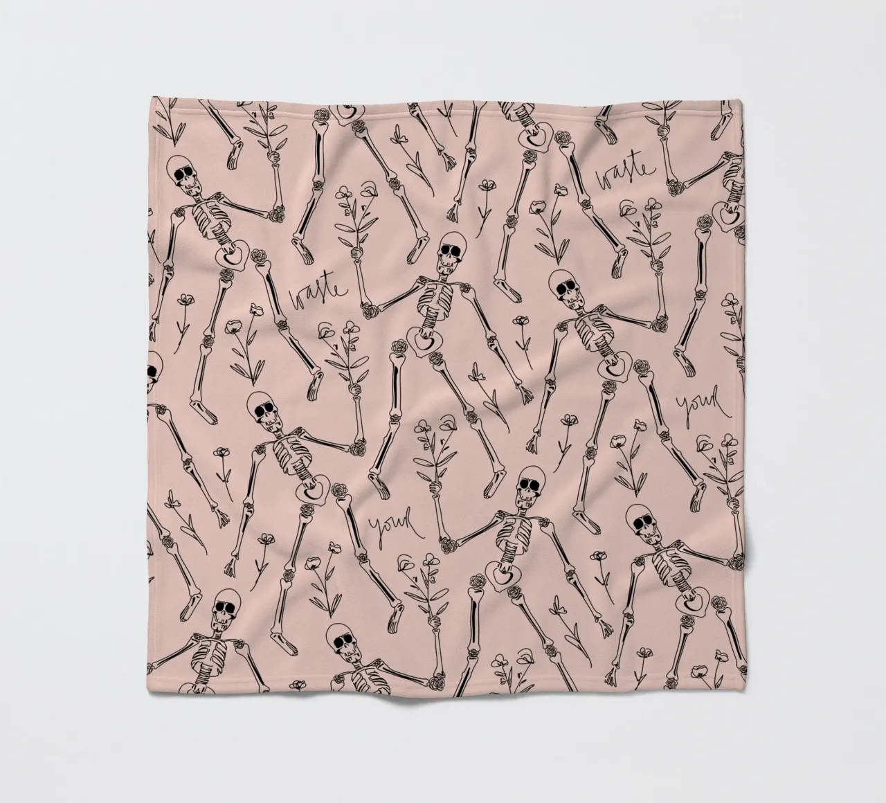 Don't Waste your Time coperta in pile da anisillustration