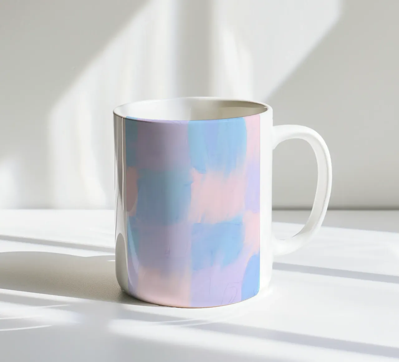 Pastel Squares tazza in ceramica da treechild