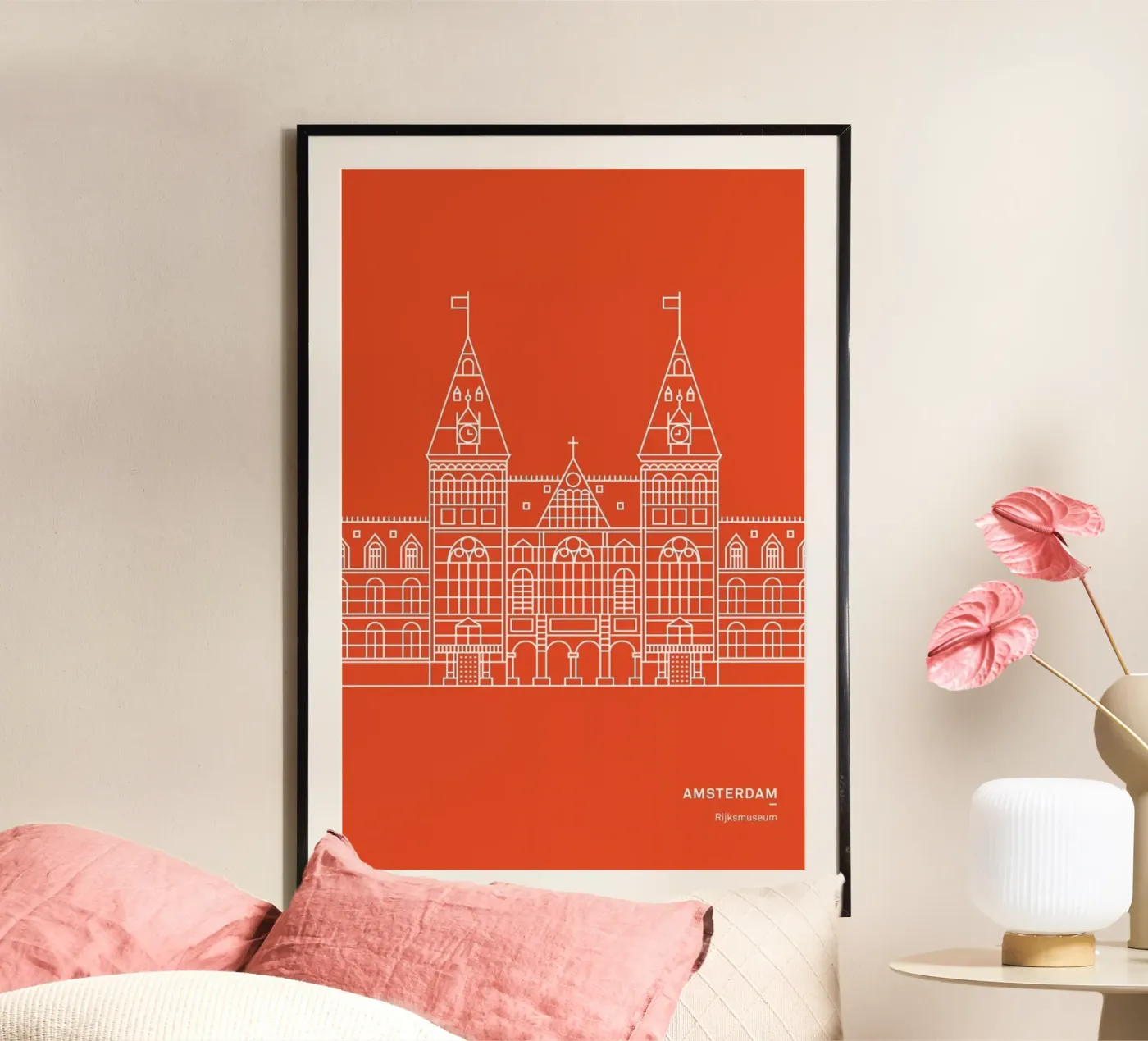 Amsterdam Poster von Sara Signorini