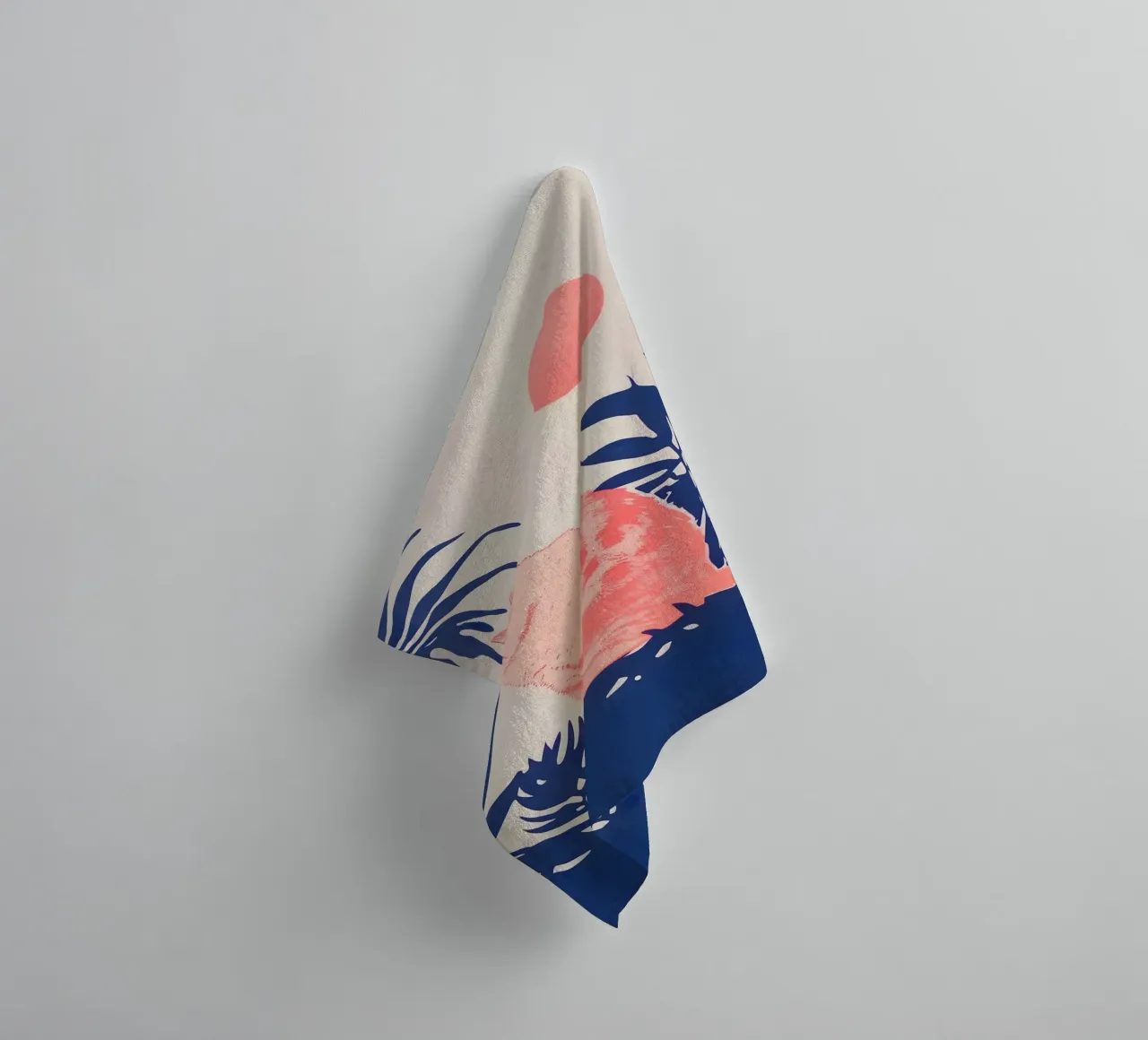 Tropical Cat Print towel by Cat Grafic Design