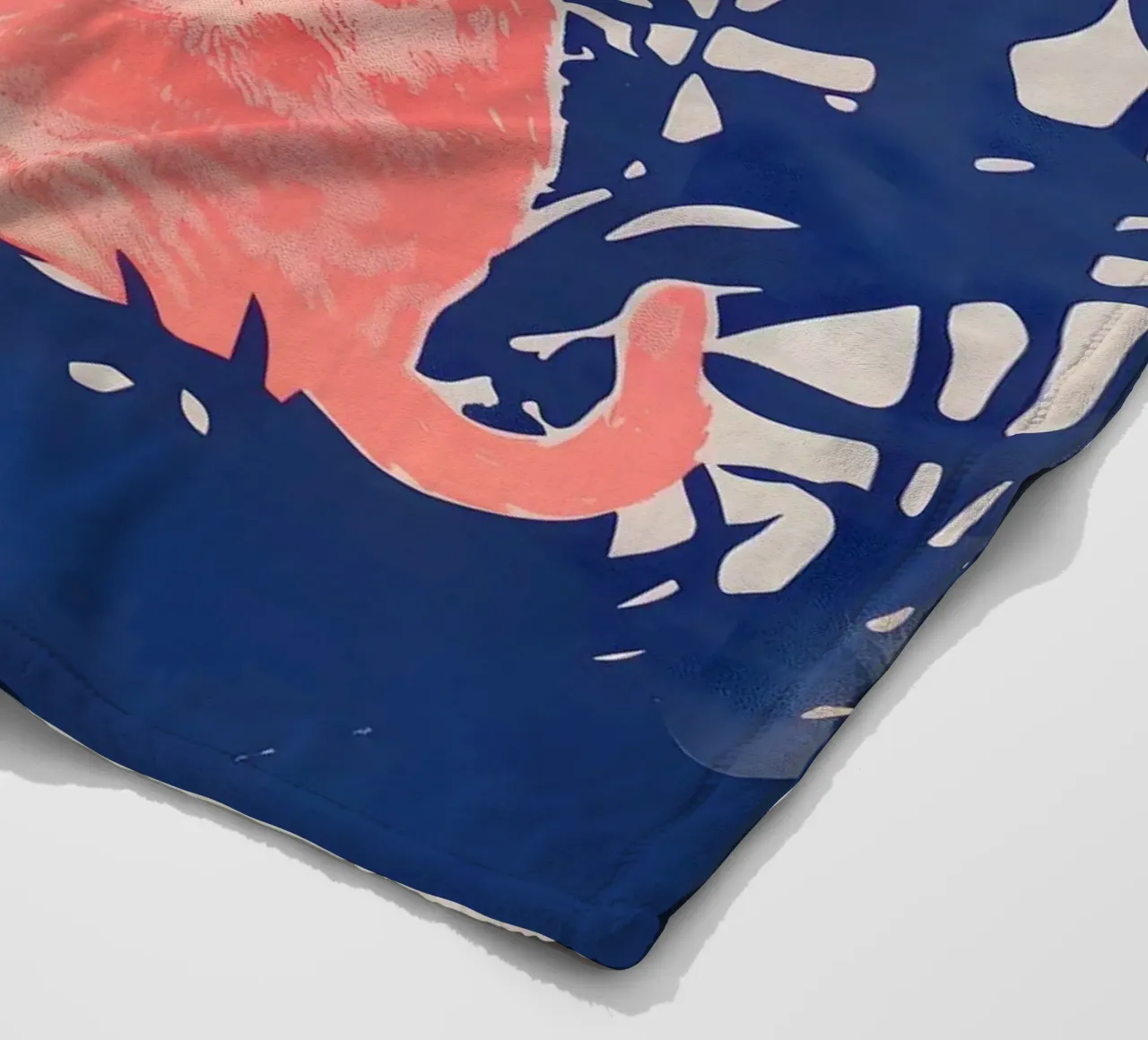 Tropische kattenprint fleecedeken van Cat Grafic Design
