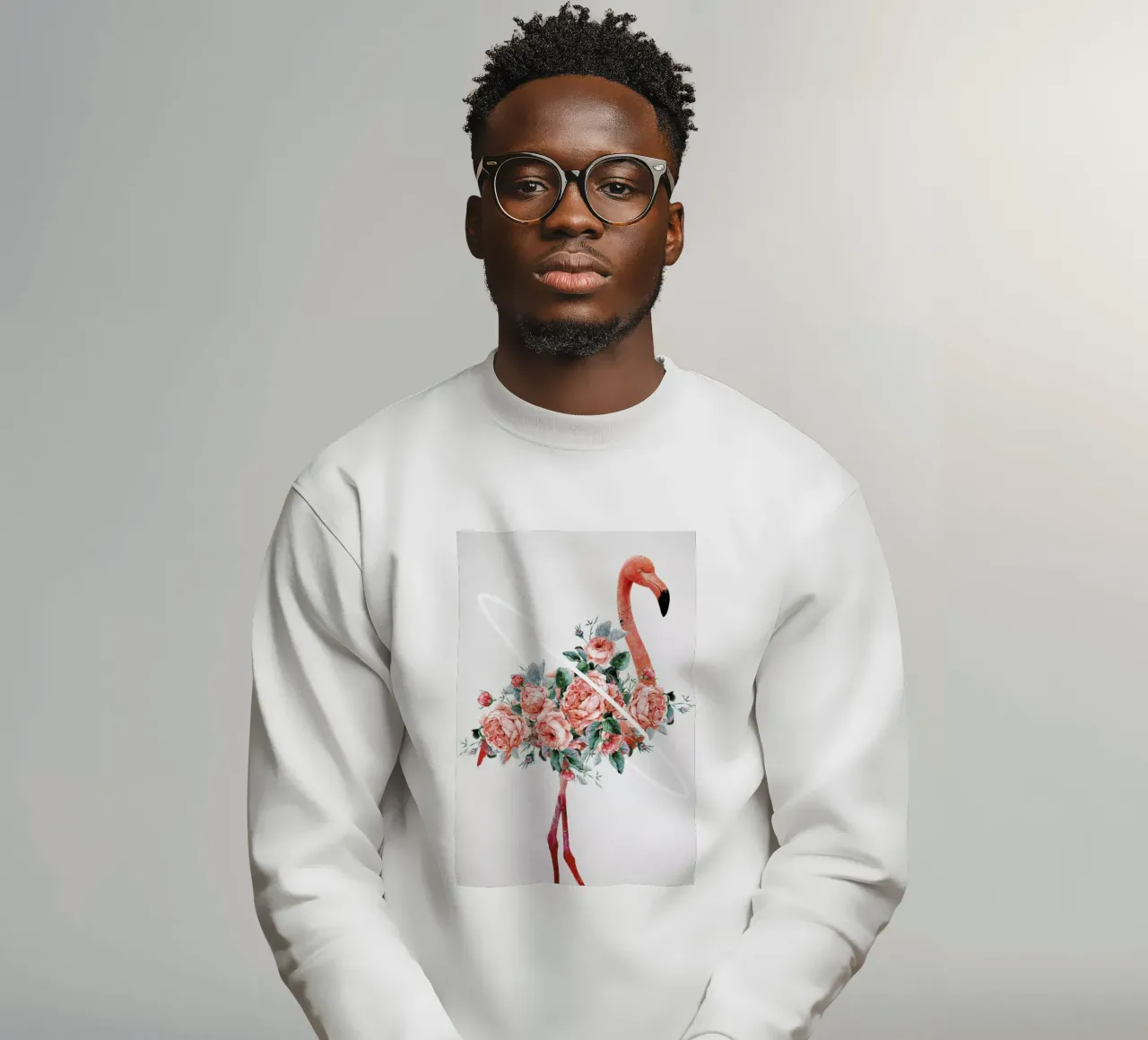 Flamingo sweatshirt van Dániel Taylor