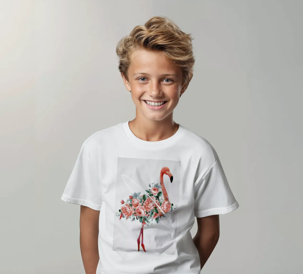 Flamingo t-shirt bambini da Dániel Taylor