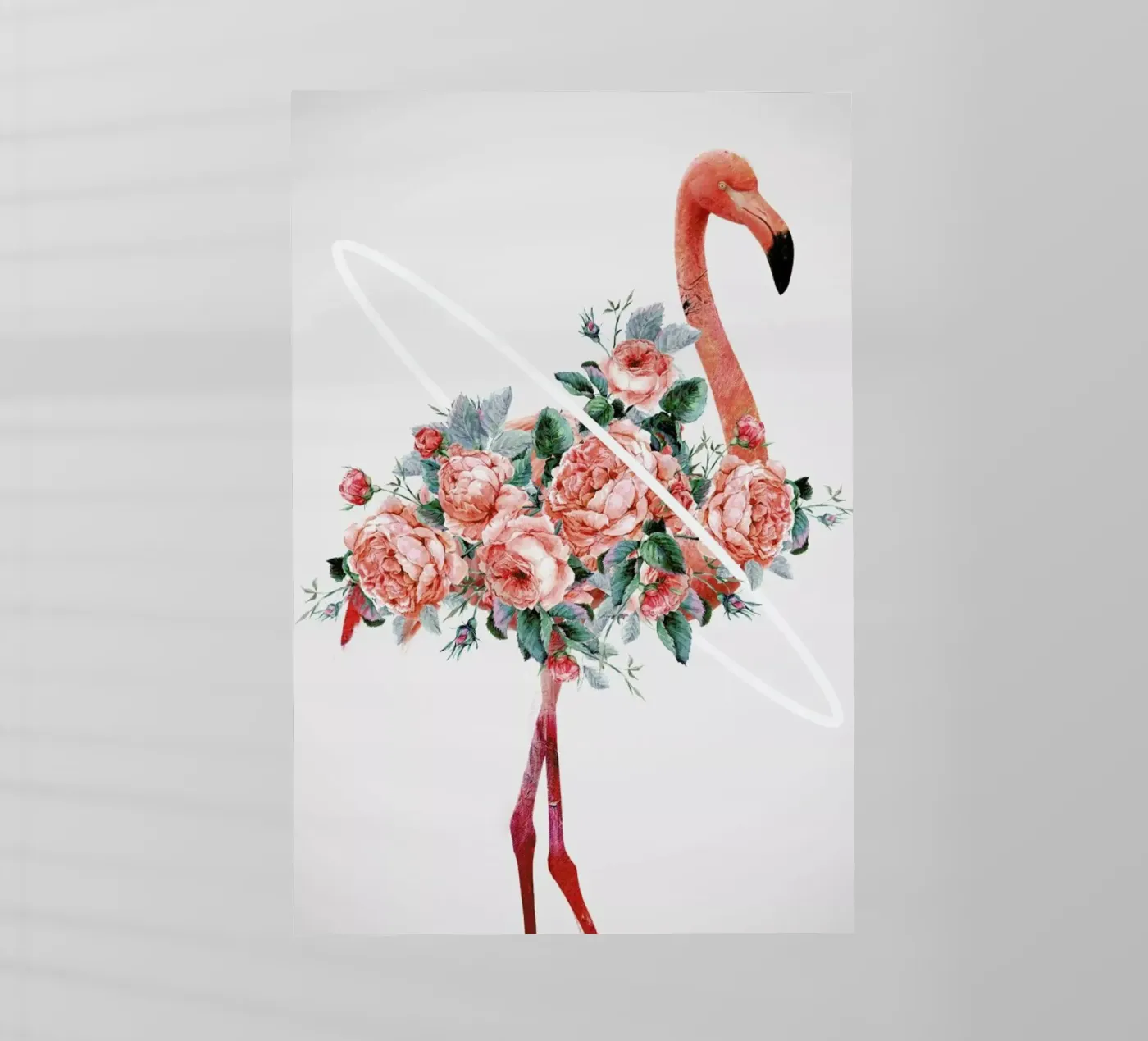 Flamingo backlit folie van Dániel Taylor