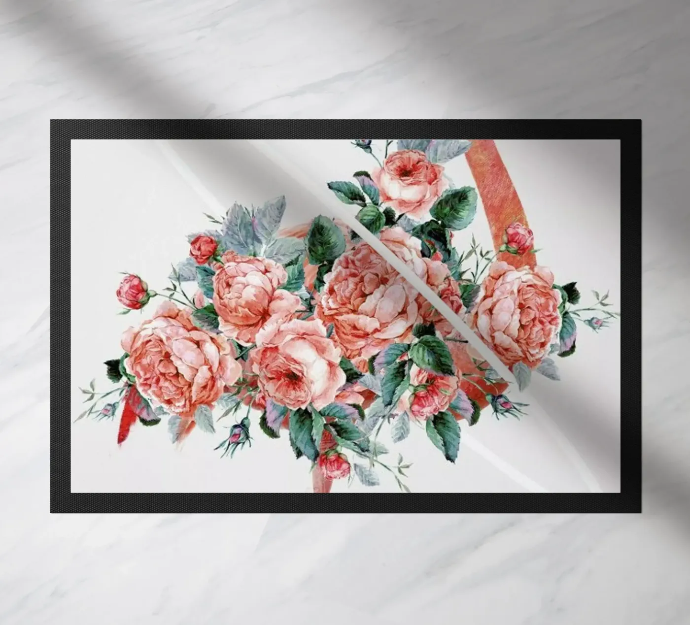 Flamingo doormat by Dániel Taylor