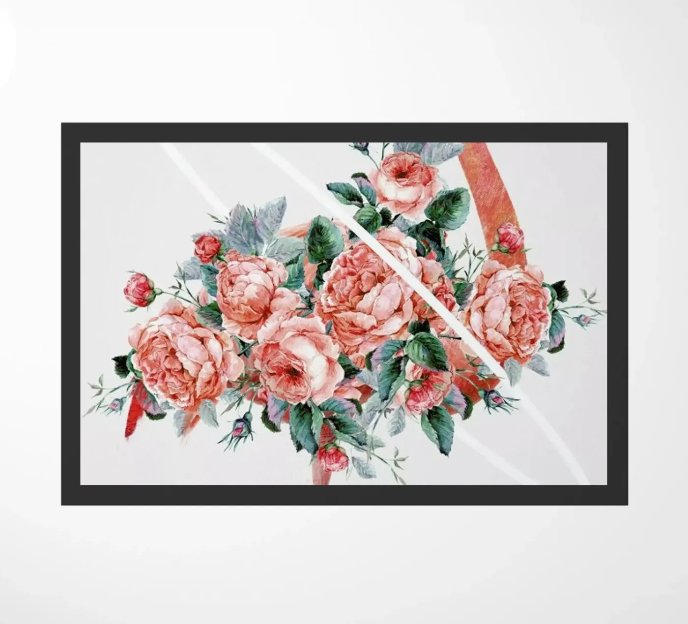 Flamingo doormat by Dániel Taylor