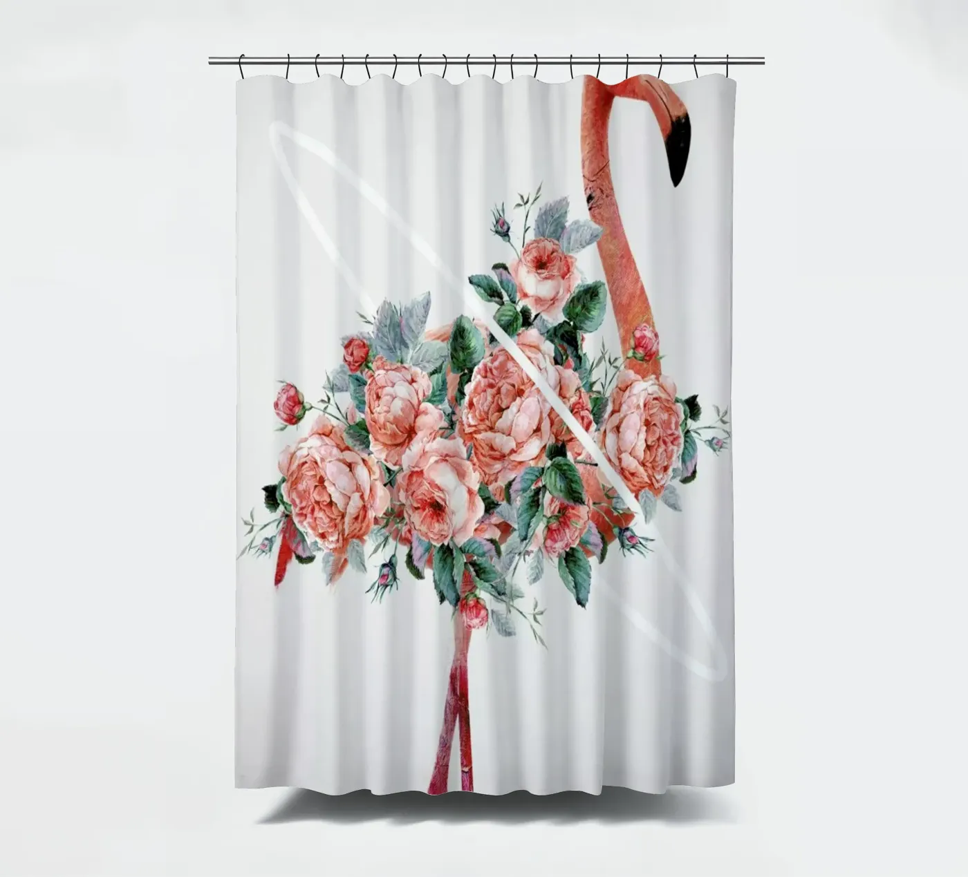 Flamingo Duschvorhang von Dániel Taylor