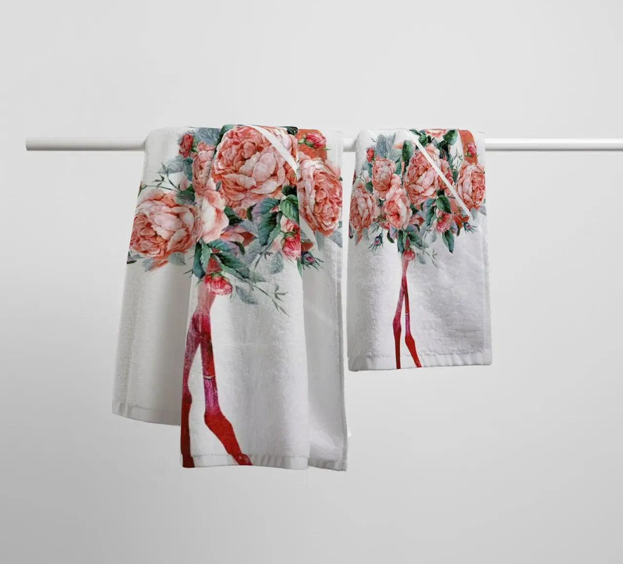 Flamingo asciugamano da bagno da Dániel Taylor