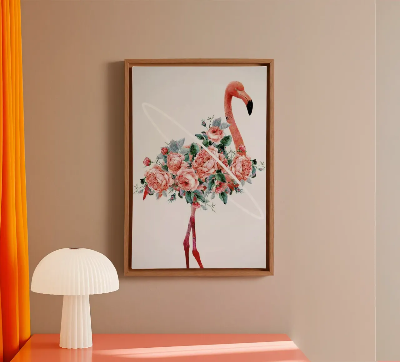 Flamingo tela da Dániel Taylor