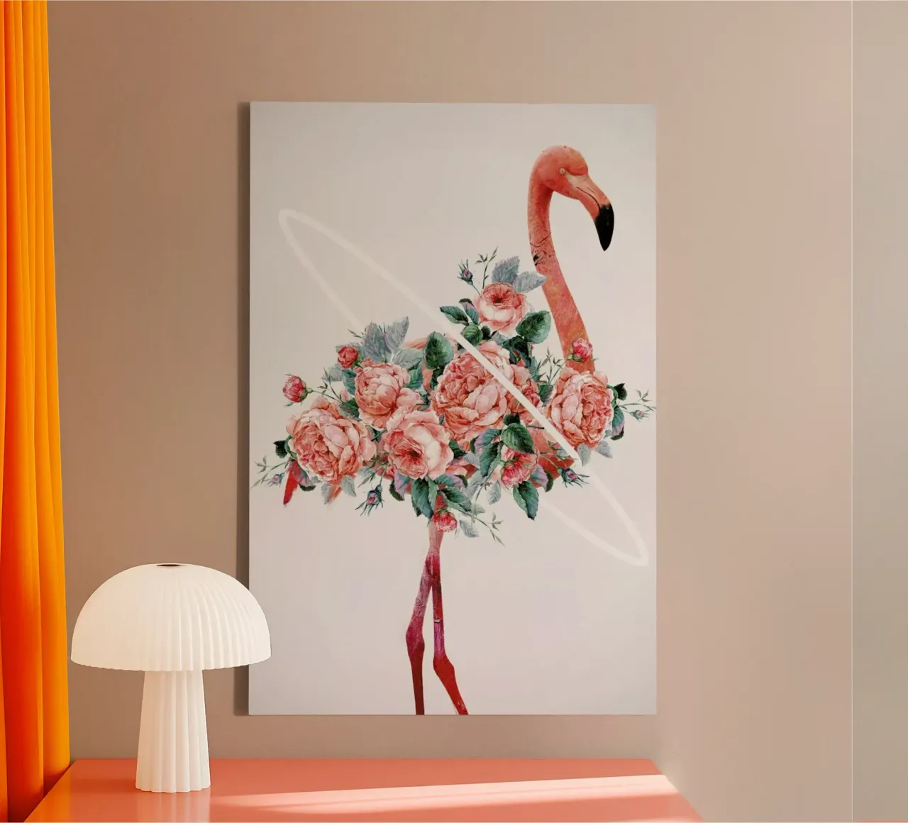 Flamingo tela da Dániel Taylor