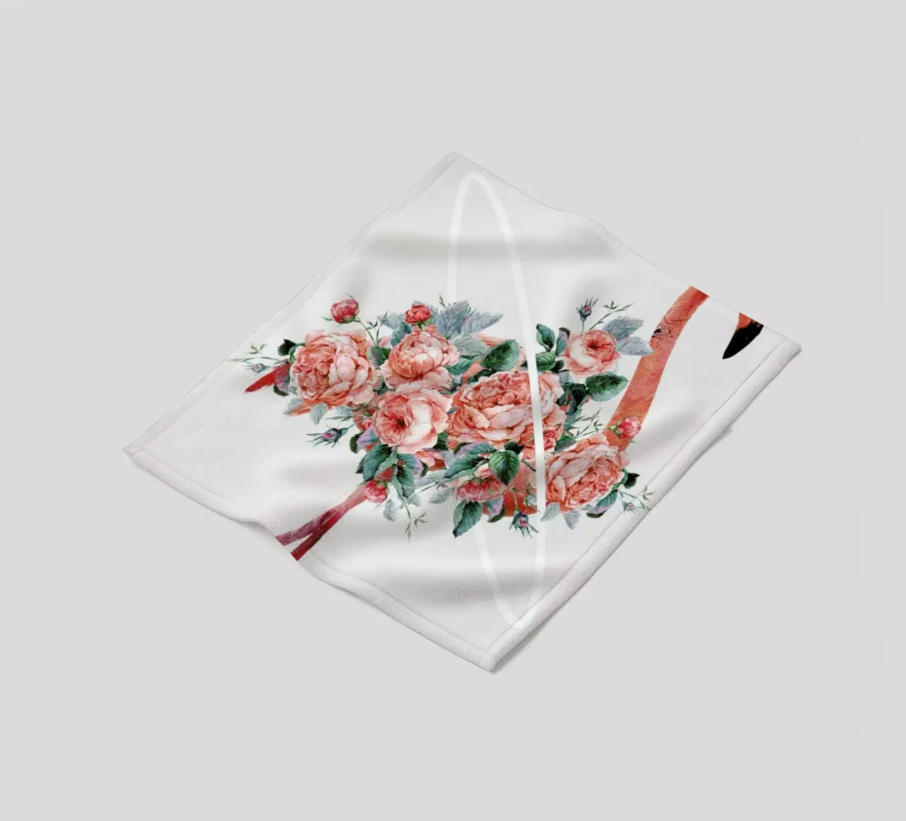 Flamingo Fleecedecke von Dániel Taylor