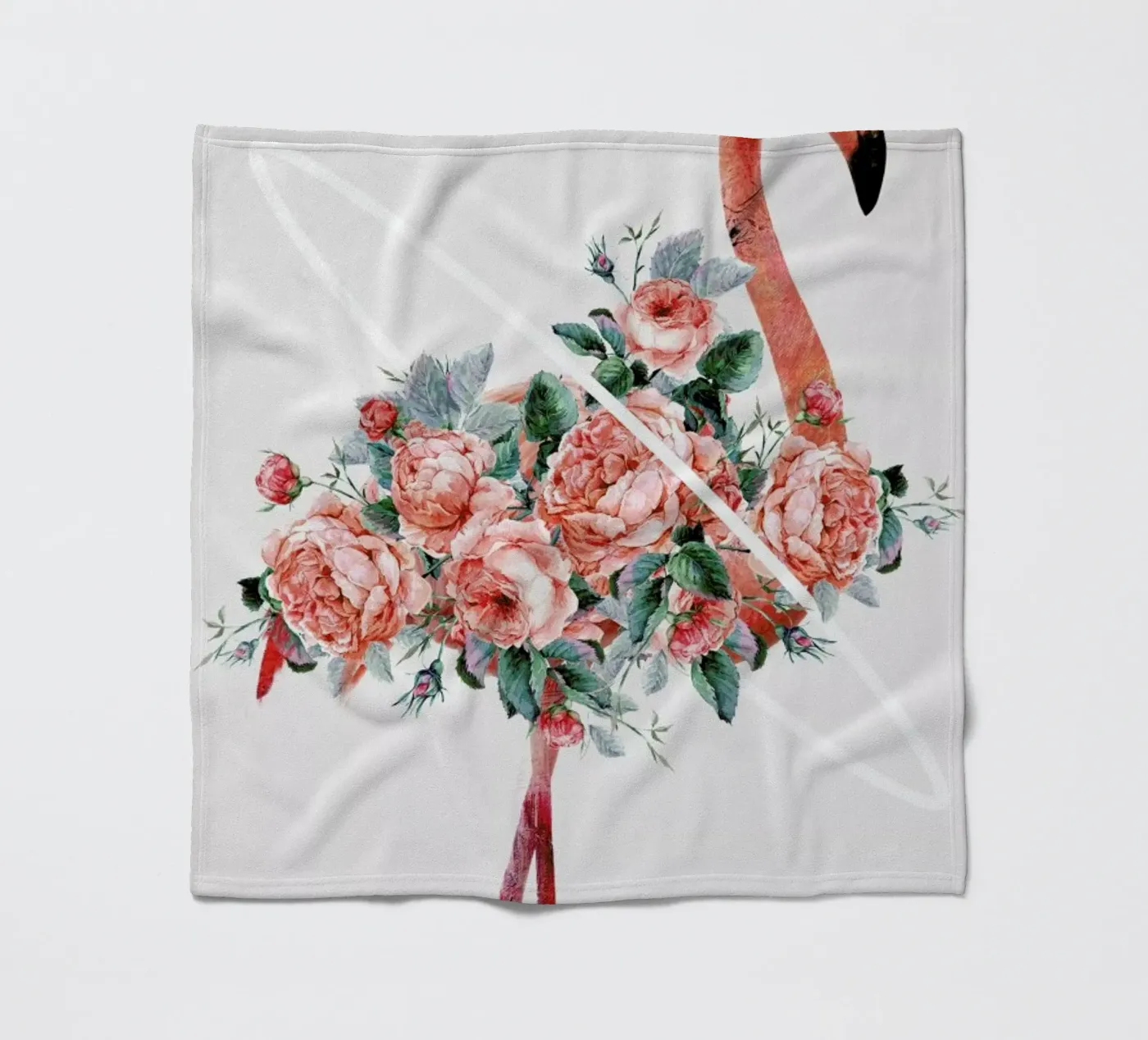 Flamingo Fleecedecke von Dániel Taylor