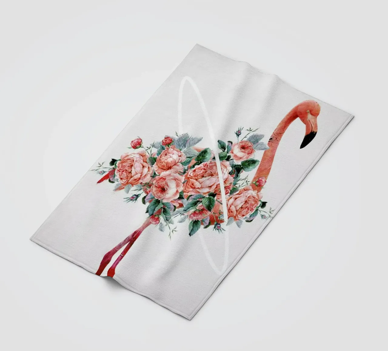 Flamingo Fleecedecke von Dániel Taylor