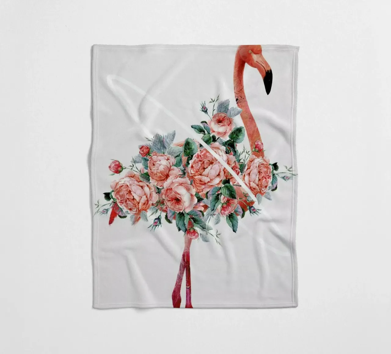 Flamingo Fleecedecke von Dániel Taylor
