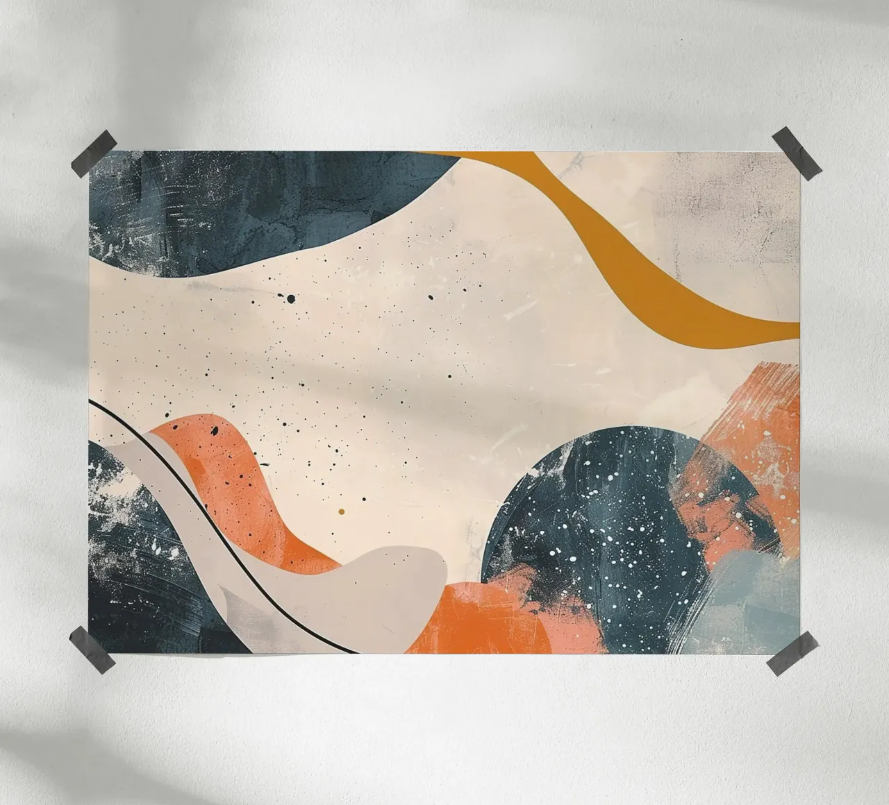 Nature Dreams Poster mit Aluminium Rahmen von Hey Vincent