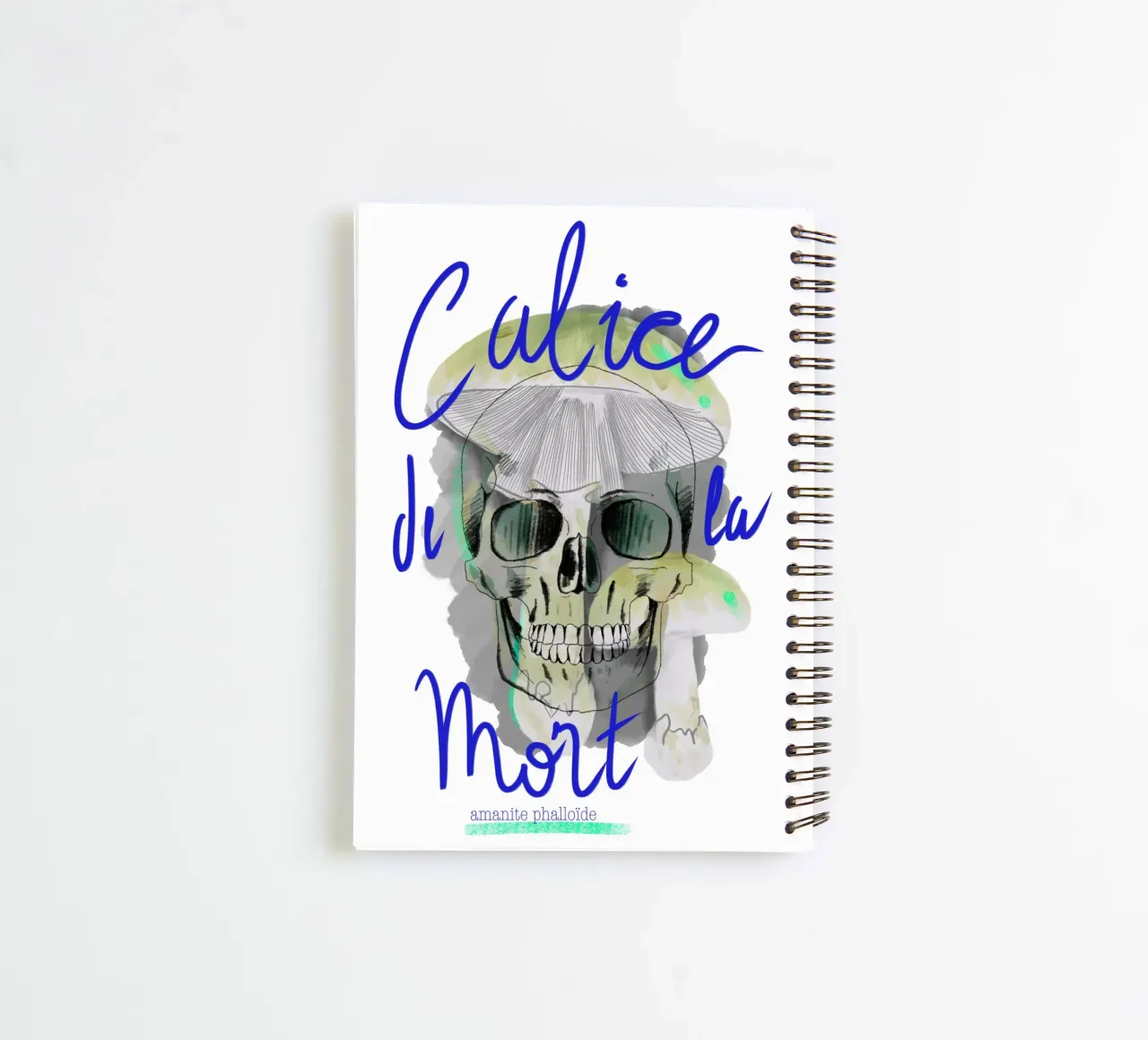 Calice de la mort spiral notebook by Klo~