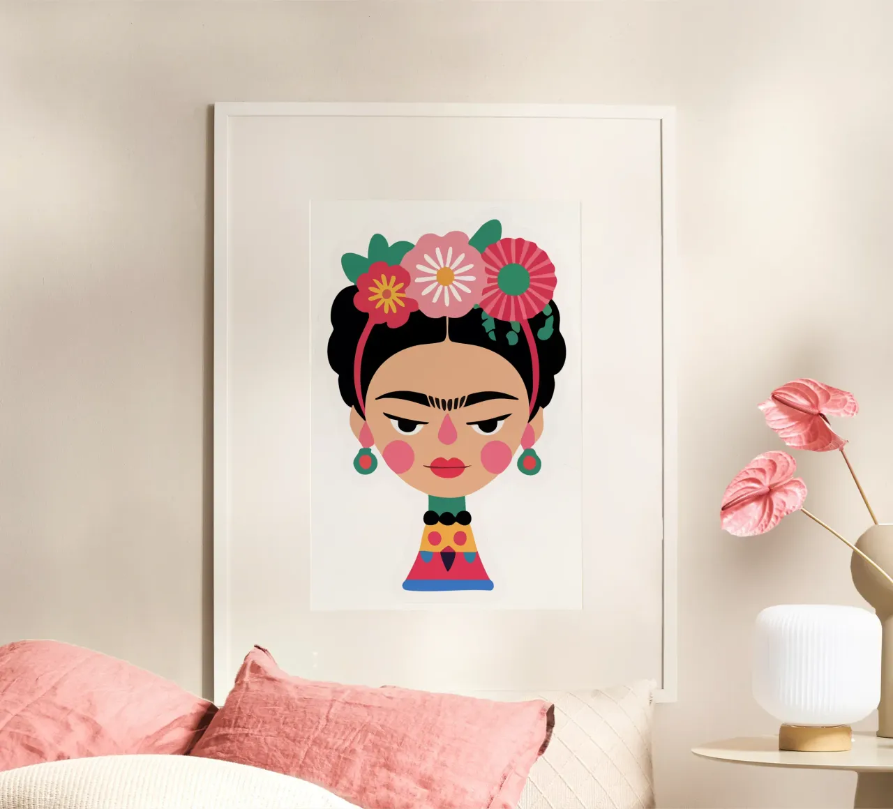 Frida Kahlo Illustration poster da Hey Vincent