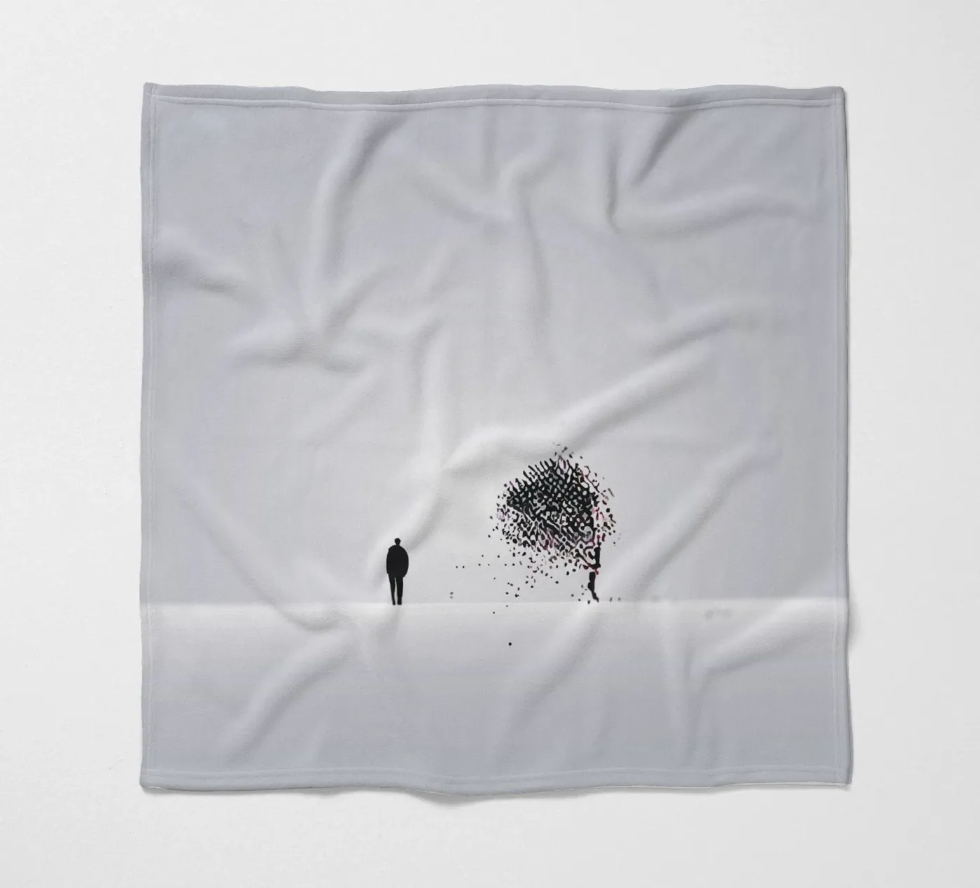 Lonely Tree Fleecedecke von Hey Vincent