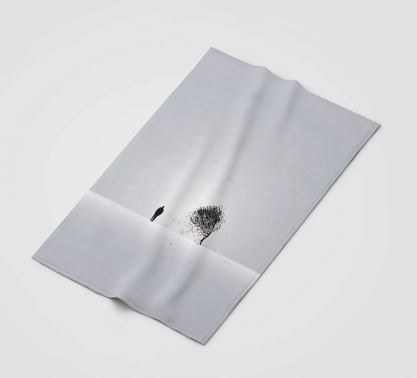 Lonely Tree Fleecedecke von Hey Vincent