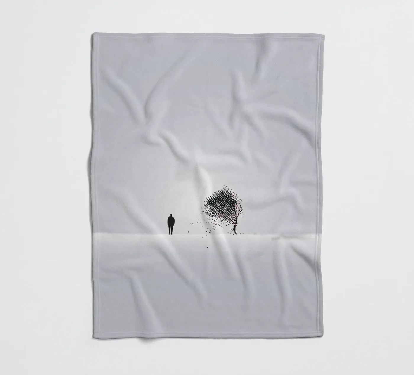 Lonely Tree Fleecedecke von Hey Vincent