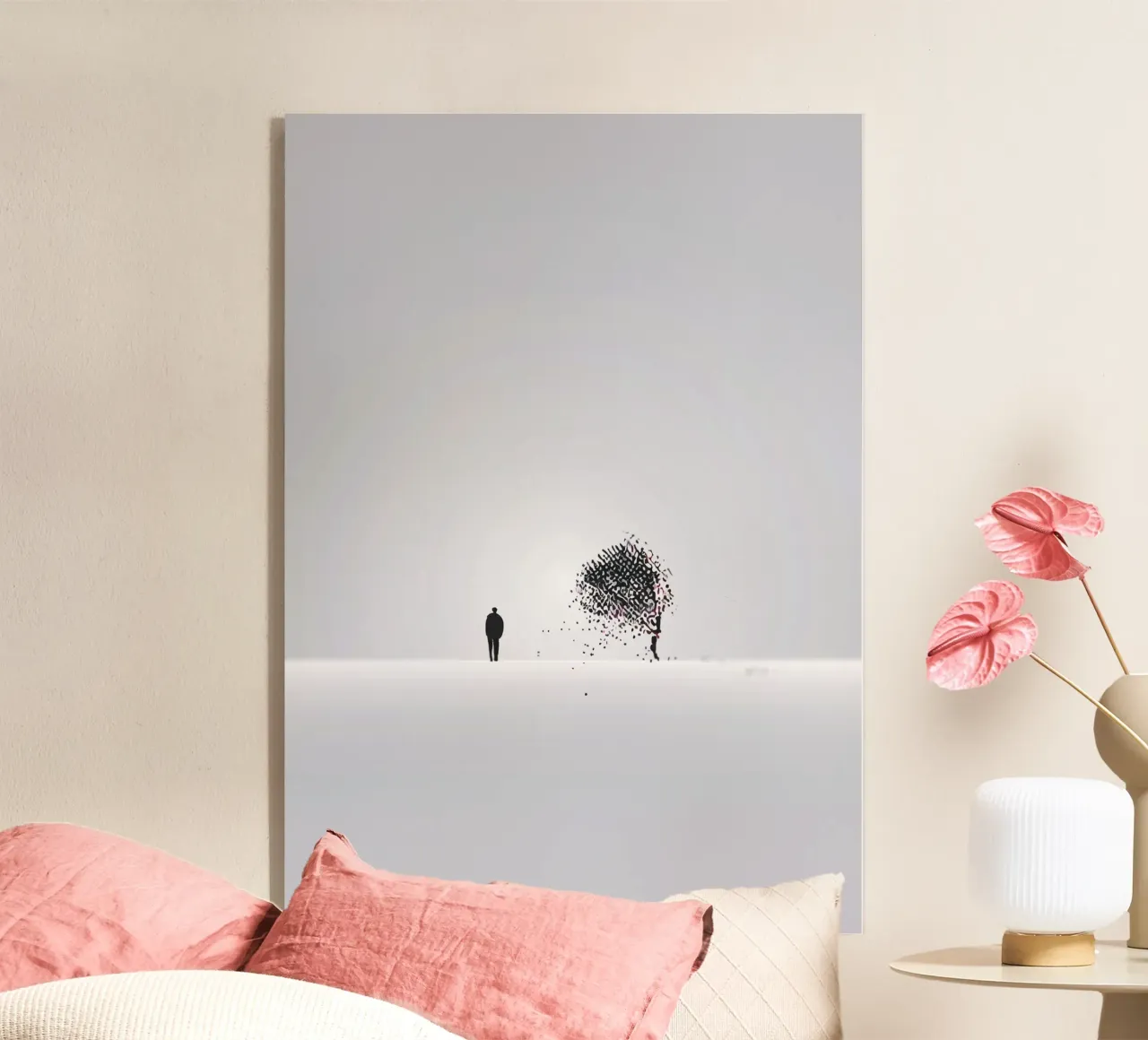 Lonely Tree acryl van Hey Vincent