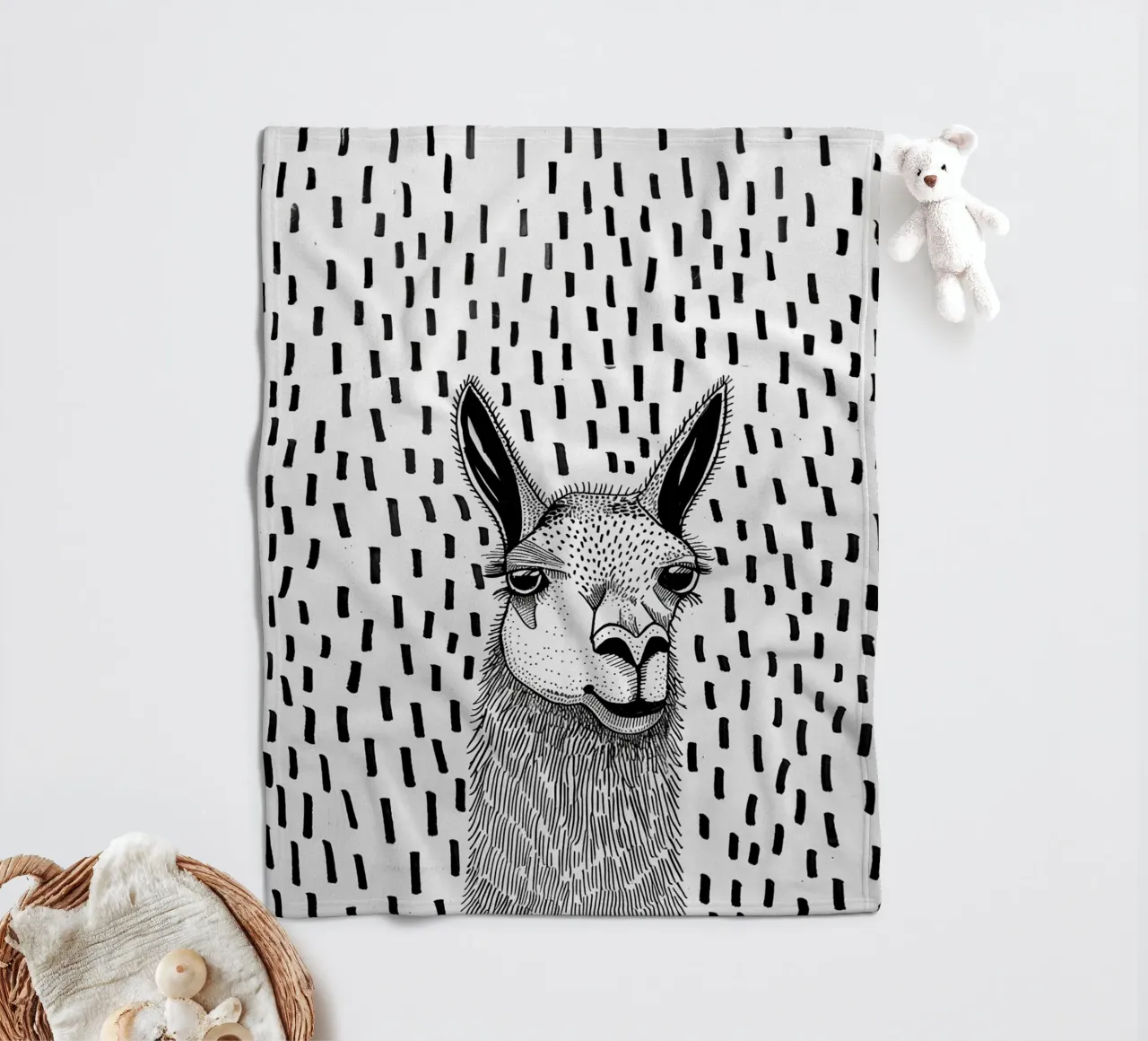 Sketch Lama coperta in pile da Hey Vincent