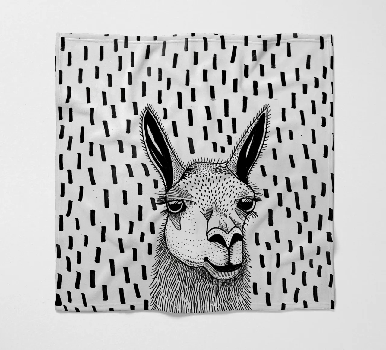 Sketch Lama coperta in pile da Hey Vincent