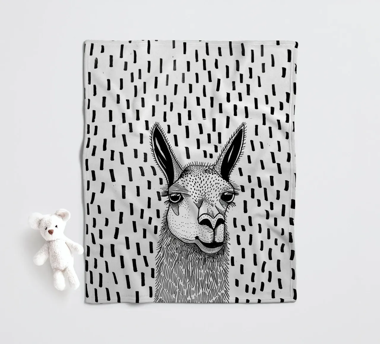 Sketch Lama coperta in pile da Hey Vincent