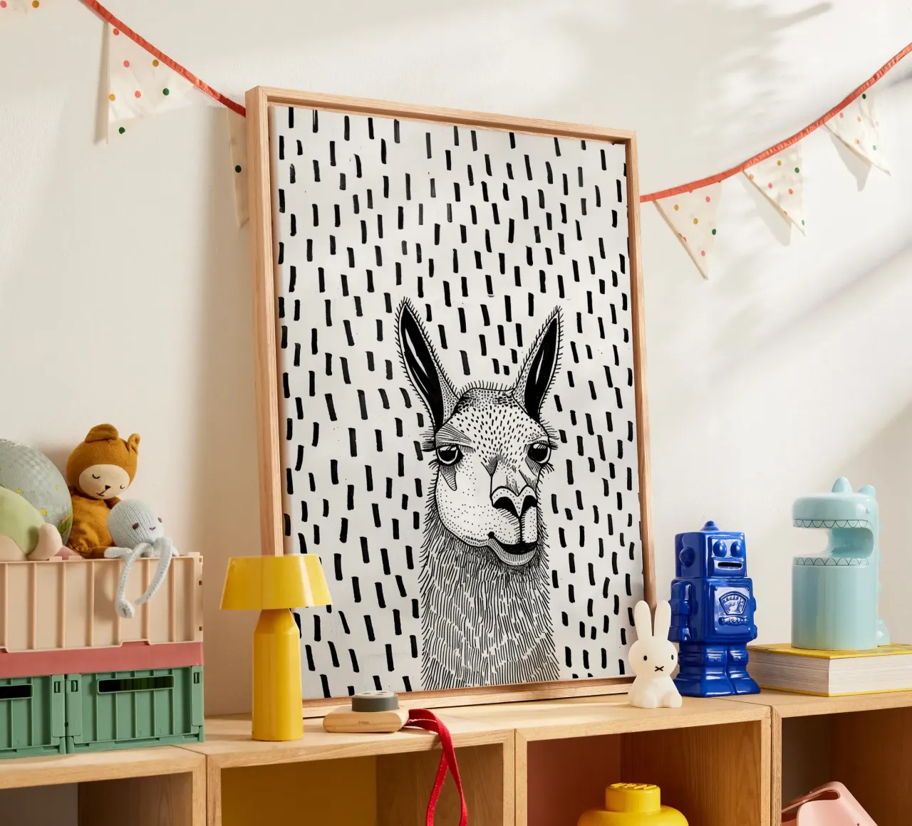 Sketch Lama tela con Cornice a cassetta da Hey Vincent