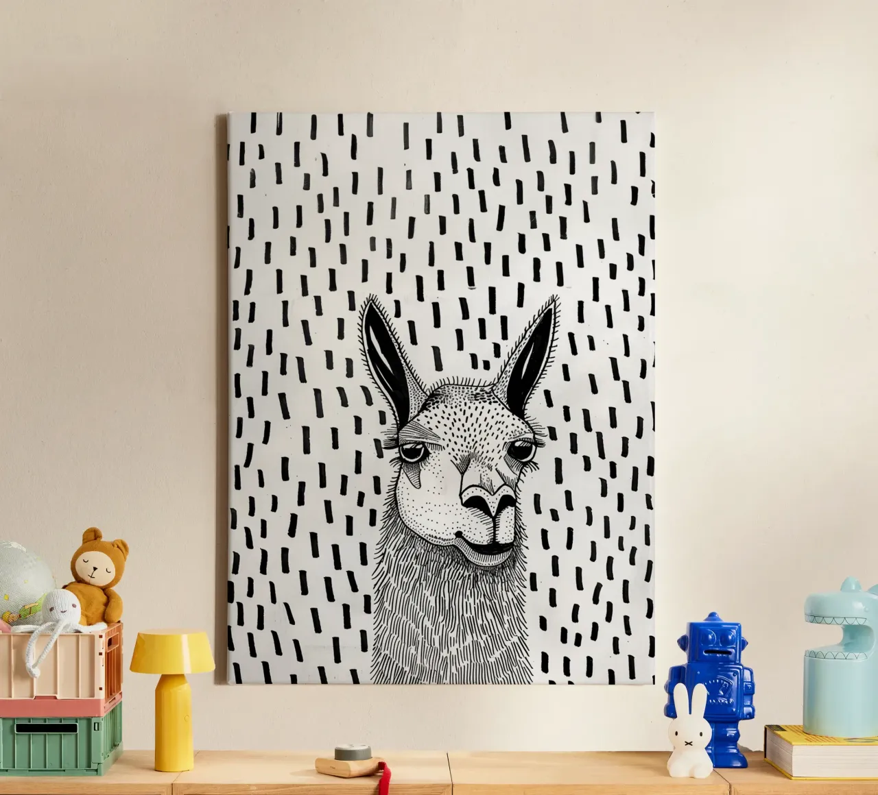 Sketch Lama tela con Cornice a cassetta da Hey Vincent