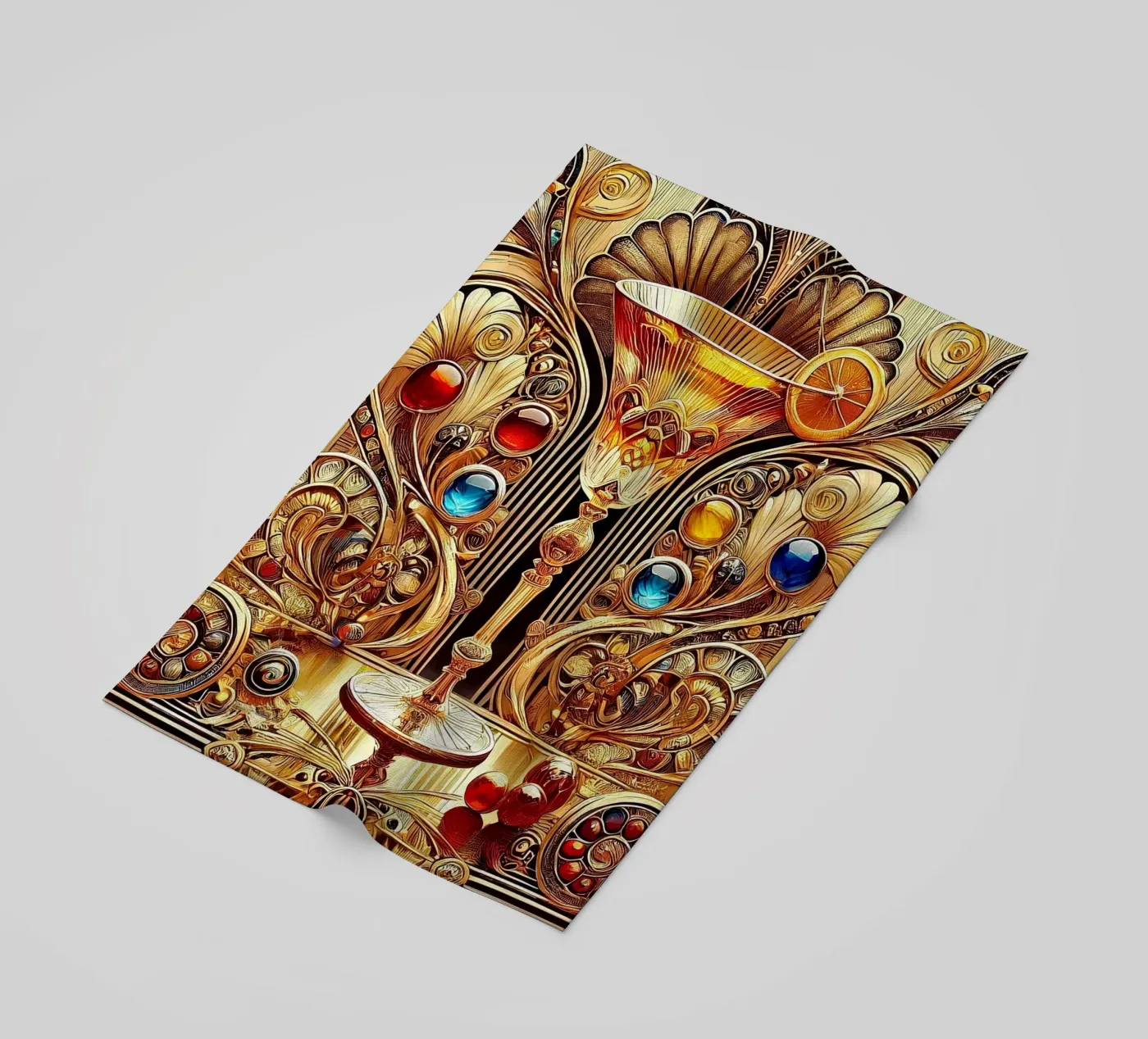 Bicchiere da liquore telo mare da Art-Nouveau-Dsg