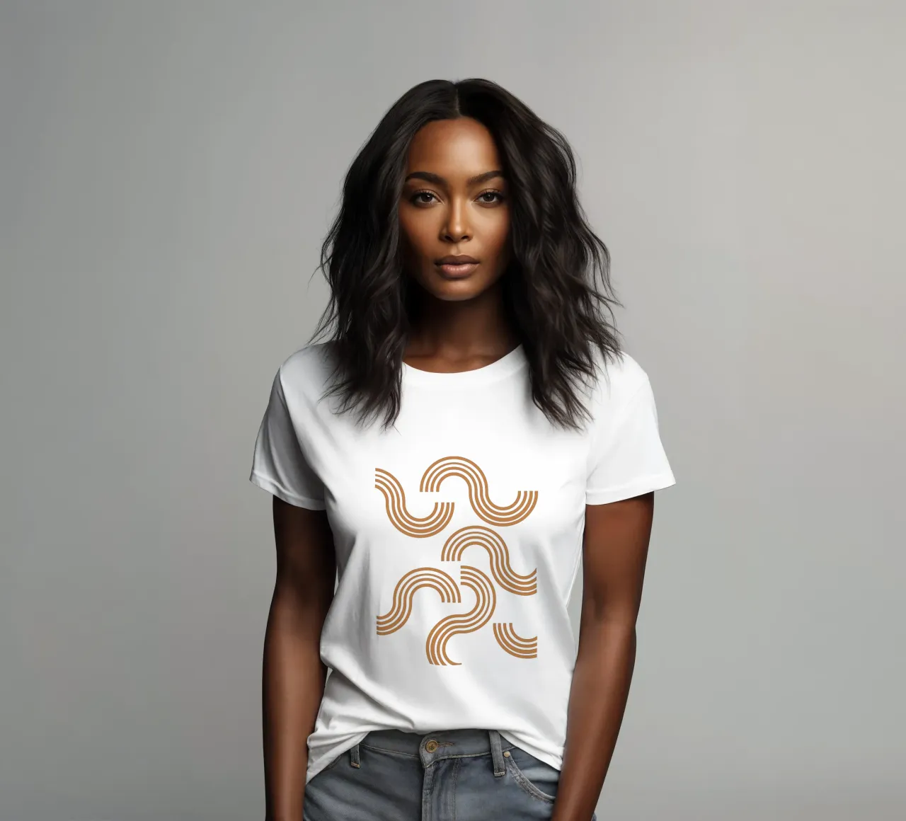 Design moderno, semplice e minimalista t-shirt da donna da YSV MINIMALIST