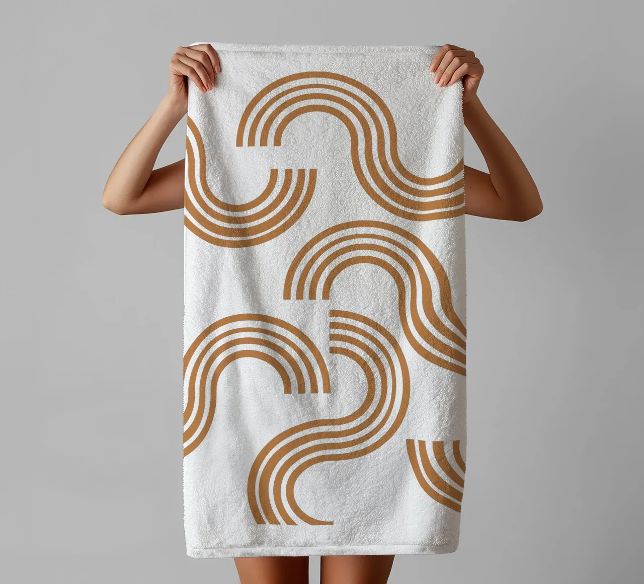 Modern simple minimalist design towel by YSV MINIMALIST
