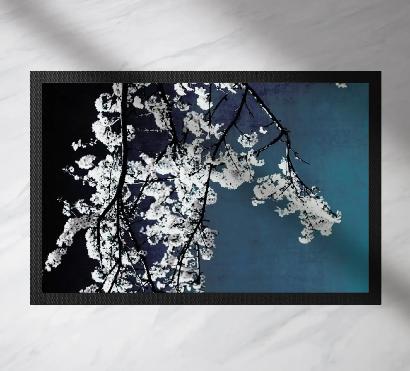 Flowers doormat by Ingrid Beddoes