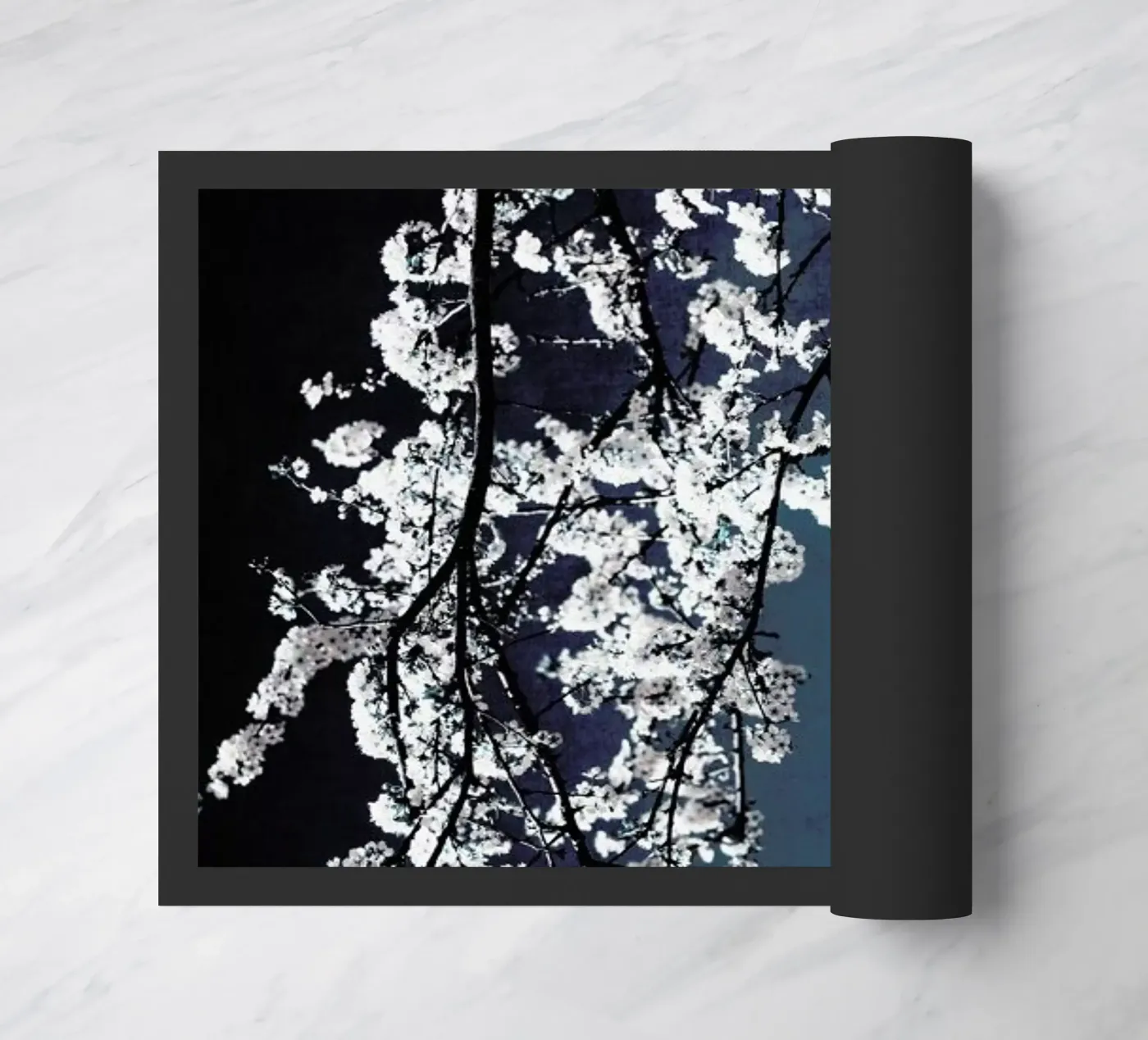 Flowers doormat by Ingrid Beddoes