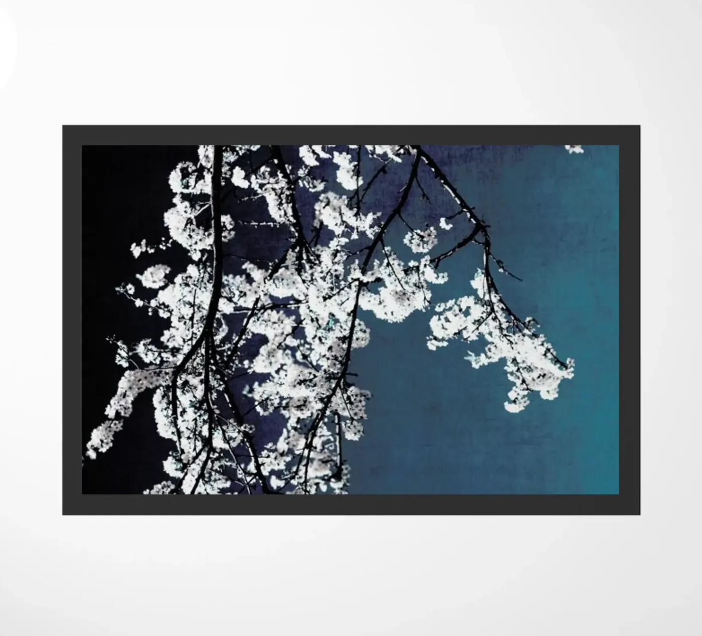 Flowers doormat by Ingrid Beddoes